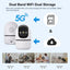 Indoor Security Camera 1080P, 2.4GHz/5GHz 360 View Pan/Tilt WiFi Cameras