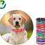 Yonsbox Red Reflective Custom Personalised Dog Collar Embroidered with Name Phone Number M-L
