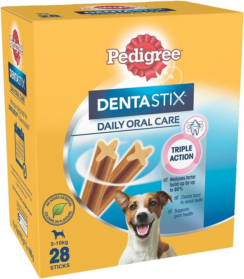 PEDIGREE DentaStix Small Dog Treats Daily Oral Care Dental Chews 28 Pack