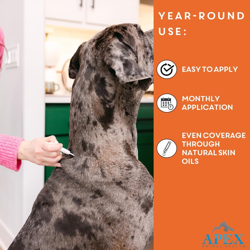Apex Plus Flea and Tick Prevention for Dogs | Small (5-22 lbs) | 6-Month Supply | Dog Flea and Tick Treatment