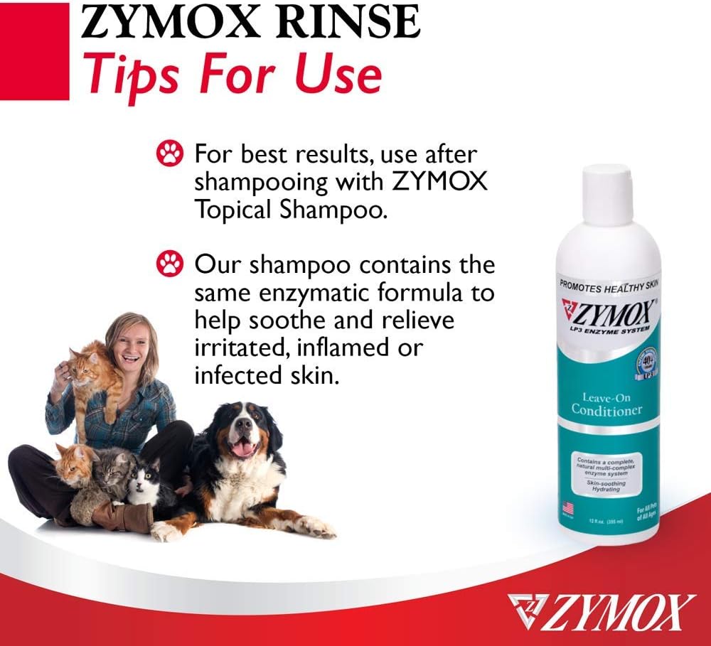 Zymox Enzymatic Dog & Cat Leave-on Conditioner (12 oz)
