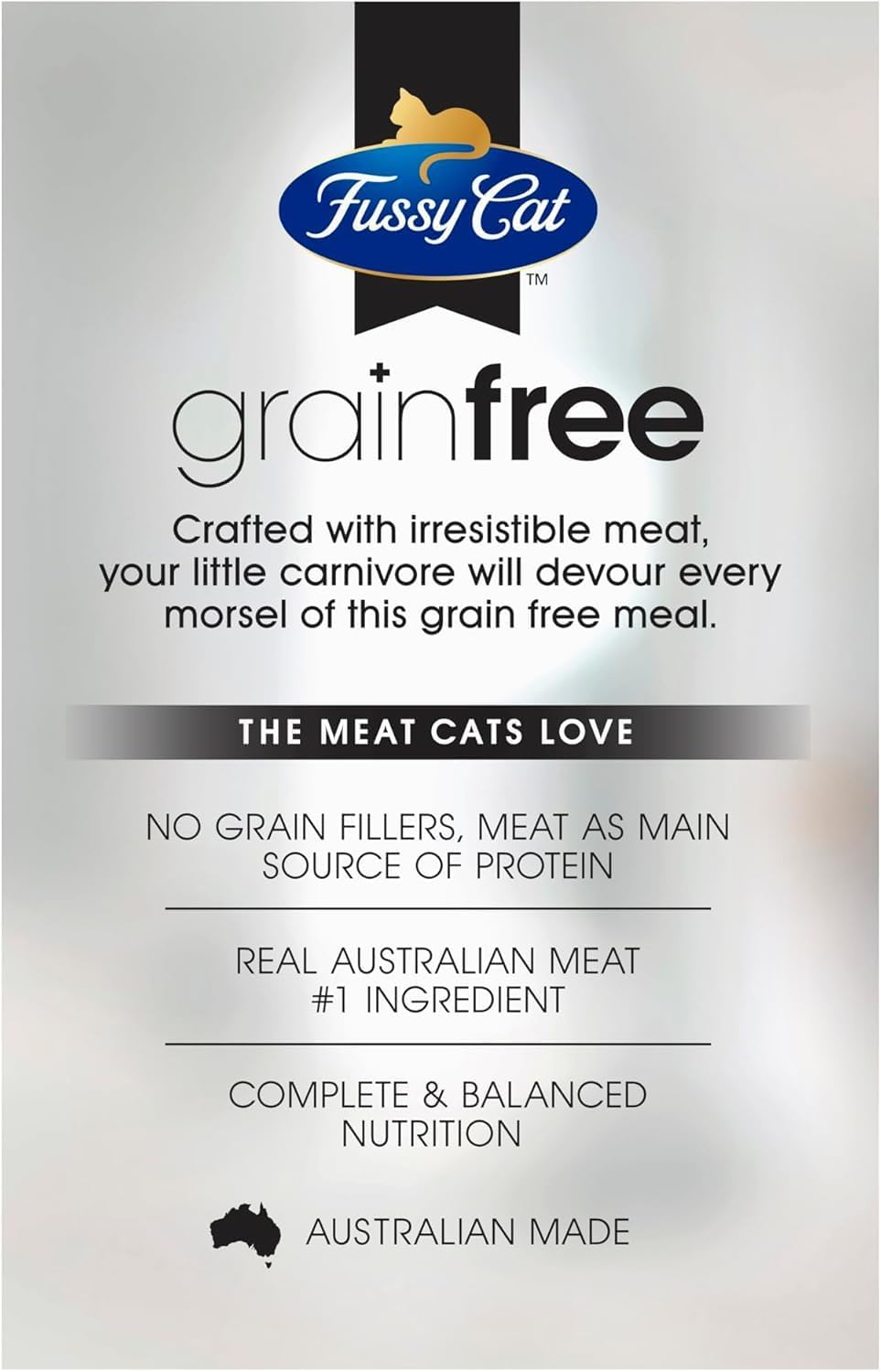 Fussy Cat Grain Free Adult Twice as Tasty Wet Cat Food, Bites & Gravy Poultry 12x80g