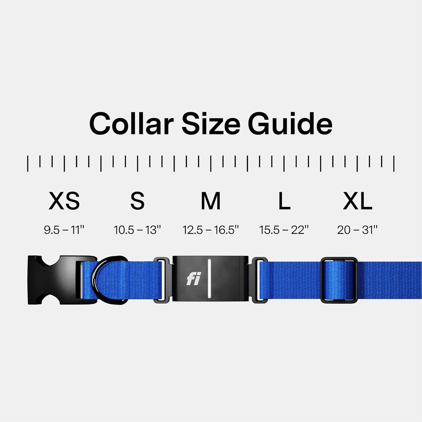 Fi New Series 3+ Smart Dog Tracker Collar [12 Month Membership Included]-Medium