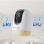 MUBVIEW 5MP Plug-in Indoor Security Camera no Subscription, 5/2.4G WiFi Pet Camera Indoor with Phone app