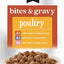 Fussy Cat Grain Free Adult Twice as Tasty Wet Cat Food, Bites & Gravy Poultry 12x80g