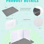 Dog Litter Box with High Walls,Indoor Dog Potty for Small and Medium Dogs