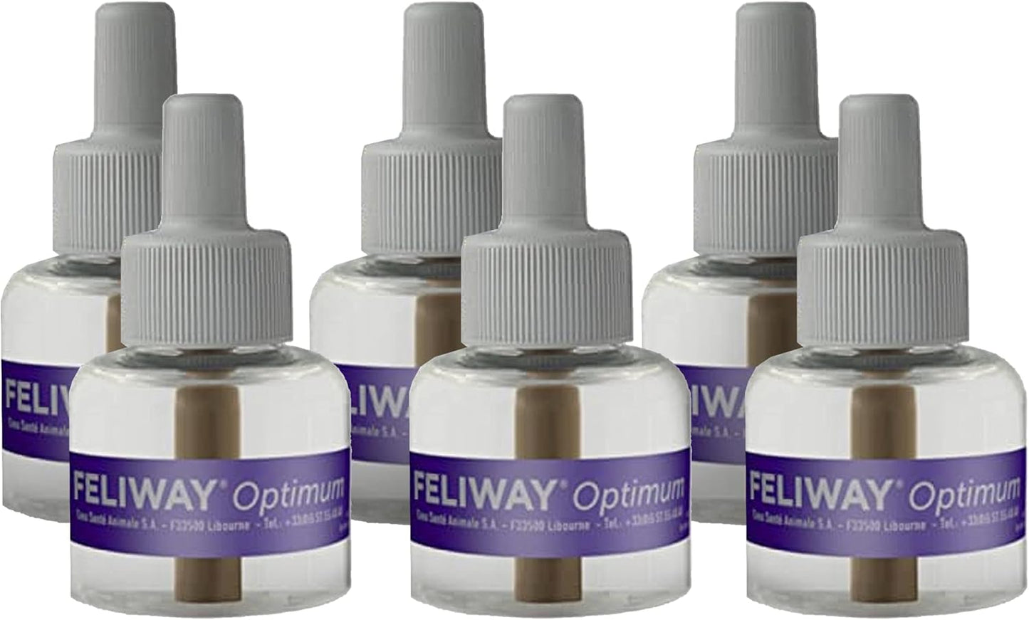 FELIWAY Optimum, Enhanced Calming Pheromone 30-day Refill – 6 Pack