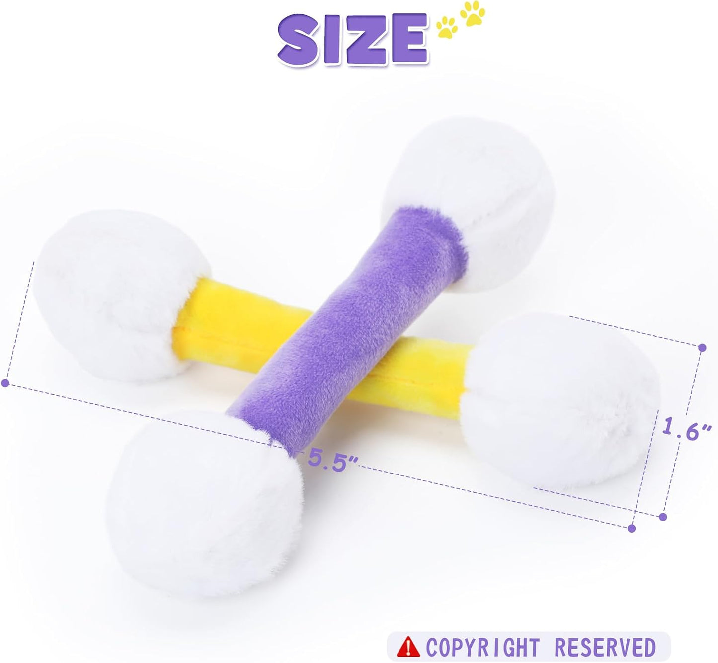 CiyvoLyeen Swabs Catnip Toys Set of 6 Soft Plush Kicker Toys