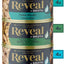 Reveal Natural Wet Cat Food, 12 Count, Grain Free, Limited Ingredient Canned Food for Cats, Fish Deluxe Selection in Broth, 70g Tins