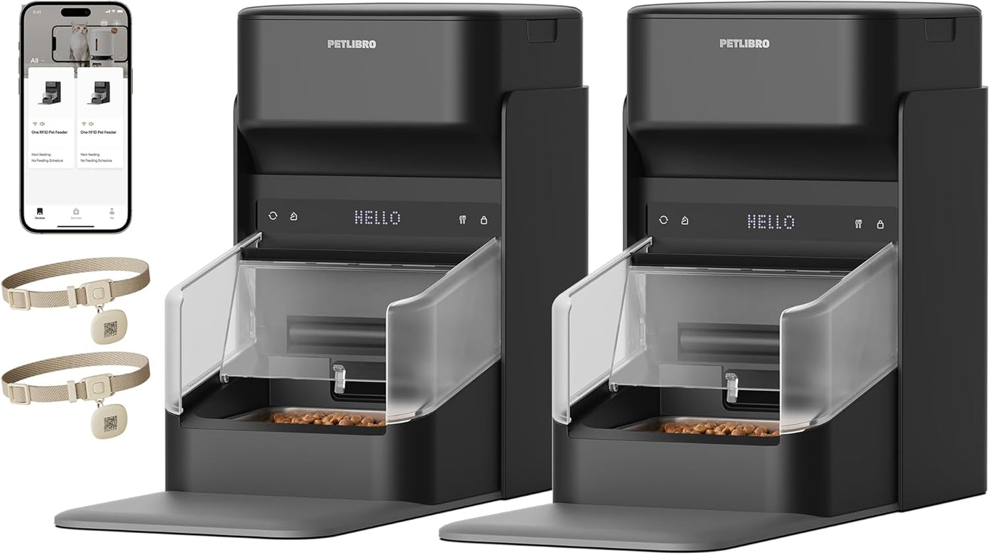 PETLIBRO RFID Cat Feeders for 2 Cats