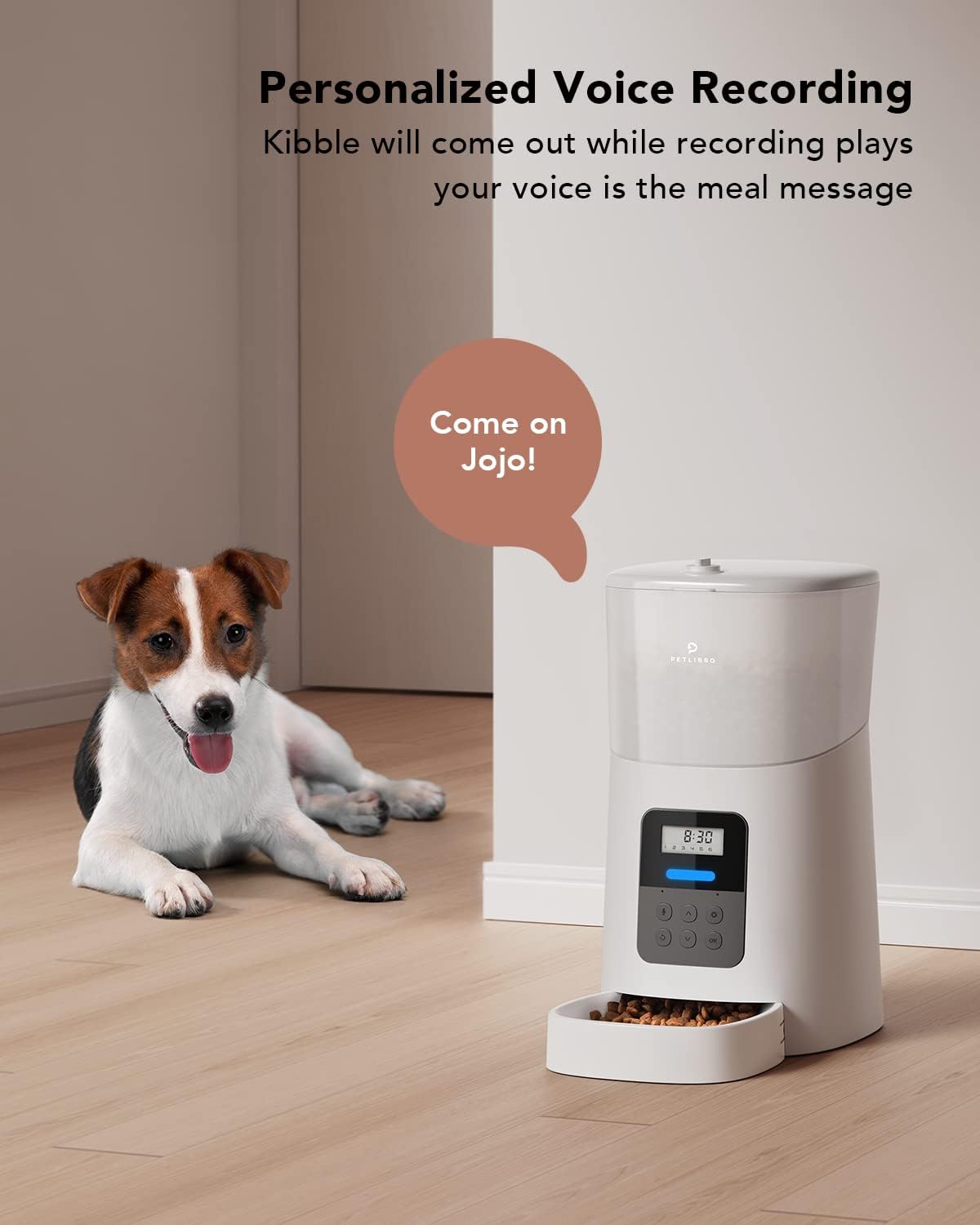 PETLIBRO Automatic Cat Feeder, 6L Auto Pet Cat Dry Food Dispenser with Clog-Free Design
