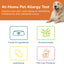 TotalVet Dog Allergy +1000 Food & Nutritional Sensitivity Test, Pet Intolerance Kit at Home