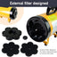 Pet Grooming Dryer, Adjustable Speed & Temperature Control Yellow Dog Blow Dryer, High Velocity Dog Hair Dryer with 4 Nozzles（Yellow