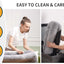Lazy Lush Bolster Dog Bed for Extra Large Dogs, Memory Foam Orthopedic L-Shape