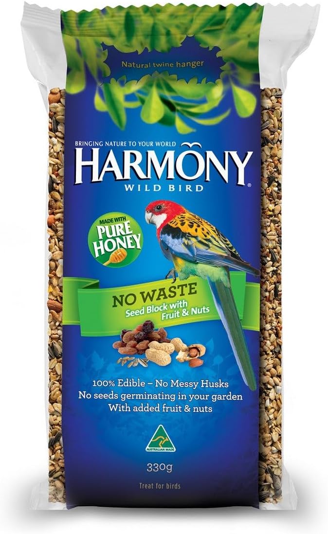 Harmony No Waste Seed Block Wild Bird Food Treats , 330 gms