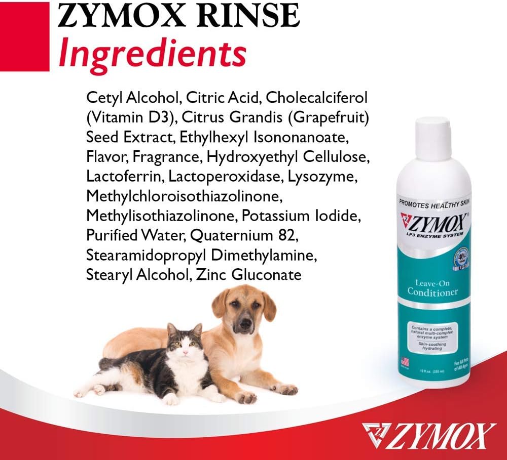 Zymox Enzymatic Dog & Cat Leave-on Conditioner (12 oz)