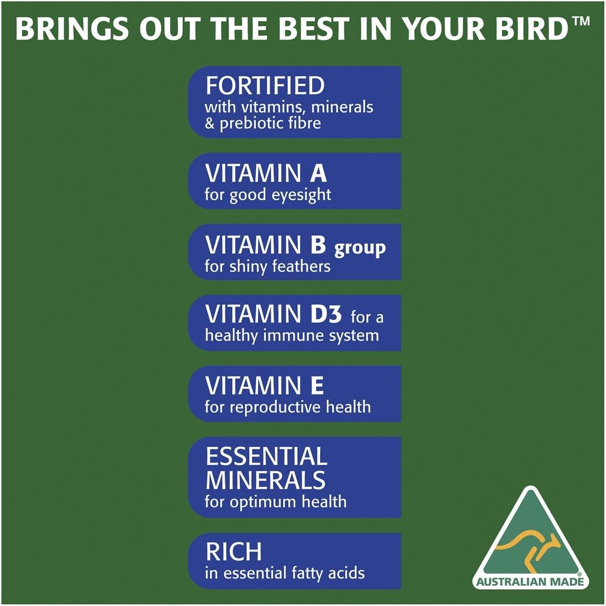 Trill Budgerigar Seed Mix Bird Food 1.8 kg