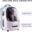 PETKIT Cat Backpack Carrier with Inbuilt Fan & Light, Airline-Approved