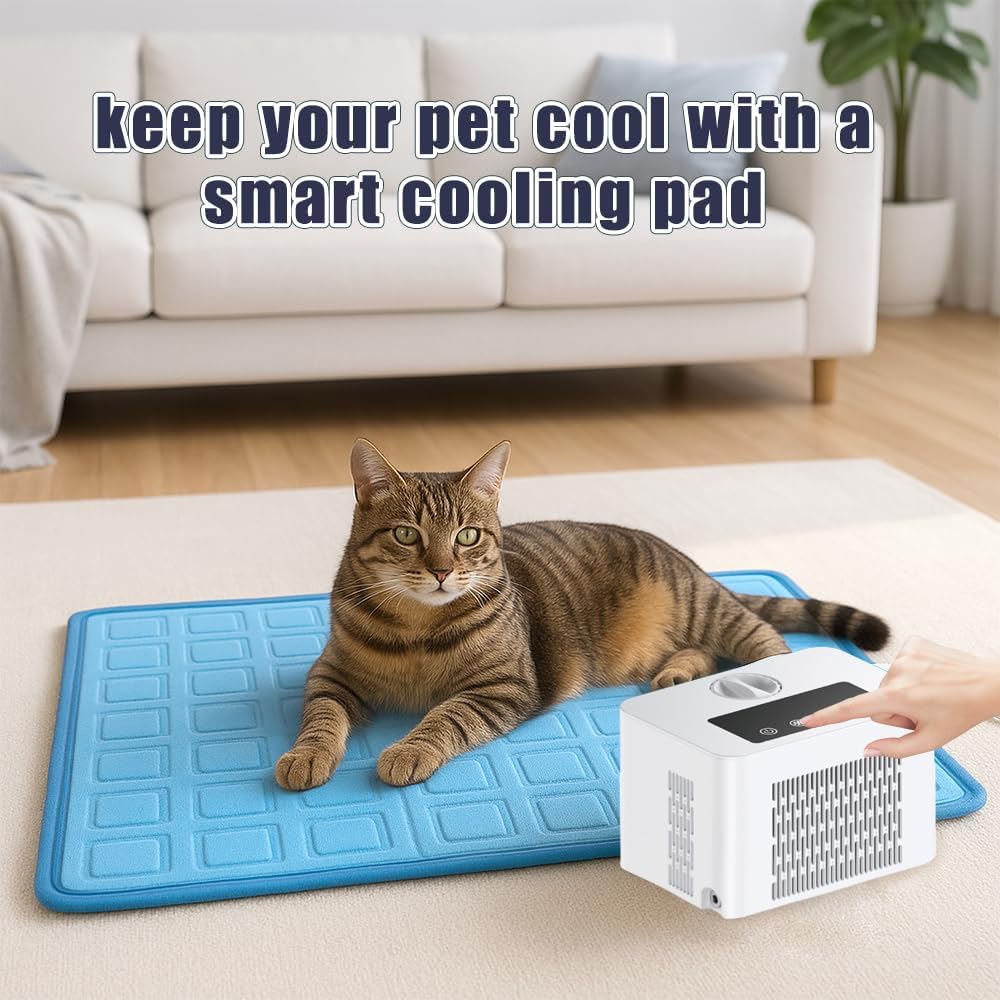 DuDuDog Electronic Self-Cooling and Heating Pet Mat for Dogs and Cats,15.75 x 23.62 Inches