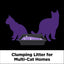 ARM & HAMMER Clump & Seal SLIDE Platinum Multi-Cat Clumping Litter, Easy Clean, Superior Odor Control, 37 Lbs