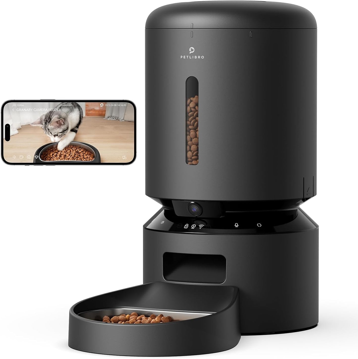 Peltibro Automatic Cat Feeder with Camera