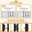 VAKA 32" Dog Playpen, 8 Panels Folding Dog Play Pen Frame 80cm
