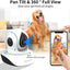 VSTARCAM Pet Camera with Laser, 3MP 2.4GHz WiFi Interactive Dog & Cat Laser Toy with Night Vision