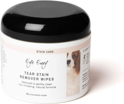 Eye Envy Tear Stain Wipes for Dogs | Textured to Gently Clean | Presoaked in 100% Natural Formula
