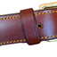 Padded Leather Dog Collar, Large Brown - Genuine Real Leather, 24" Long x 1.5 Wide, Fits Neck Size 18" to 21" Inches