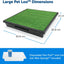 PetSafe Pet Loo Portable Dog Potty,Toilet Alternative for Puppy Pads, Large