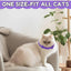 Calming Collar for Cats – 4 Pack Adjustable Cat Calming Collars for Anxiety Relief, Stress Care, Pheromone Collars for Cats Relaxation, Long-Lasting 30-Day Effect (Purple)
