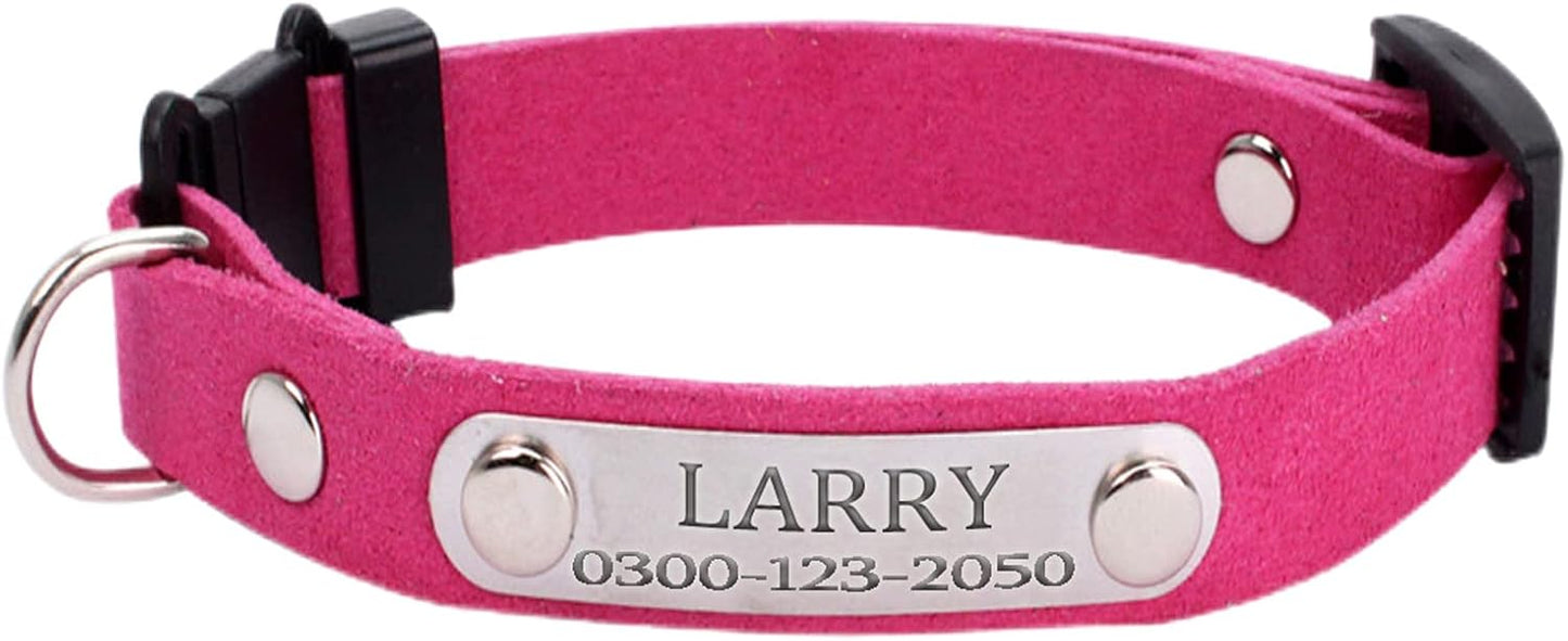 Yonsbox Personalized Anti Strangulation Kitten Cat Collars with Bell Breakaway