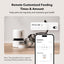 PETLIBRO Automatic Cat Feeder, 5G WiFi Automatic Pet Feeder with Freshness Preservation, 3L Timed Cat Feeders for Dry Food, Up to 48 Portions 10 Meals Per Day, Granary Pet Feeder for Cat/Dog, White