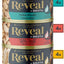 Reveal Natural Wet Cat Food, 12 Count, Grain Free, Limited Ingredient Canned Food for Cats, Variety in Broth, 70g Tins