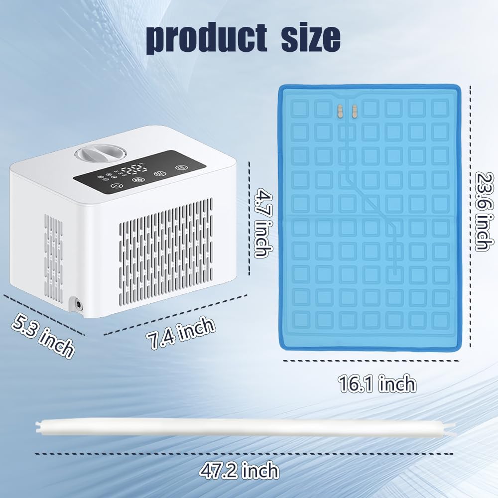 DuDuDog Electronic Self-Cooling and Heating Pet Mat for Dogs and Cats,15.75 x 23.62 Inches