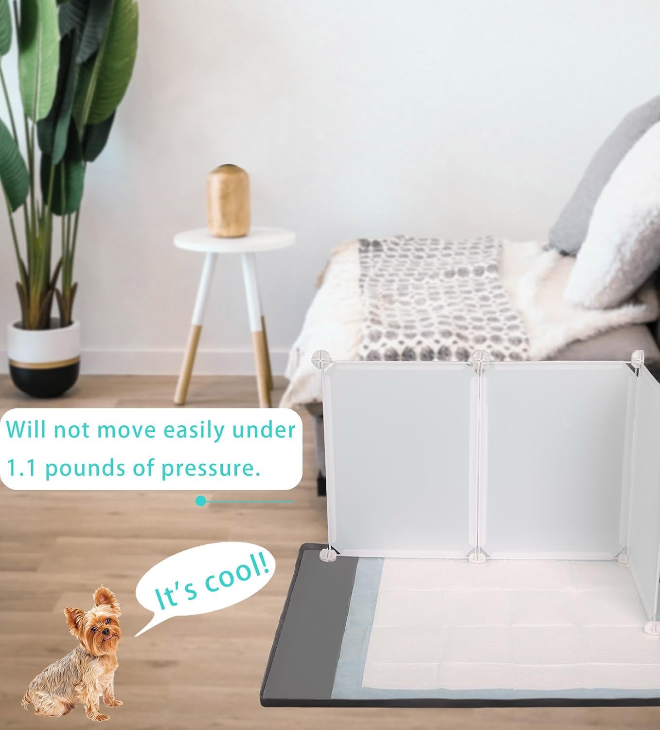 Dog Litter Box with High Walls,Indoor Dog Potty for Small and Medium Dogs