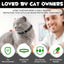 Cat Flea and Tick Collar | 24-Month Flea & Tick Prevention | Adjustable, Water-Resistant & Safe | Natural Ingredients | for Cats of | 4-Pack