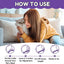 Calming Collar for Cats – 4 Pack Adjustable Cat Calming Collars for Anxiety Relief, Stress Care, Pheromone Collars for Cats Relaxation, Long-Lasting 30-Day Effect (Purple)