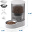 Rechargable Automatic Cat Feeders - 5G WiFi Pet Feeder with APP Control, 4L Timed Cat Feeders for Dry Food, 1-10 Meals Per Day, 12 Portions Per Meal, Easy to Clean