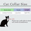 Yonsbox Personalized Anti Strangulation Kitten Cat Collars with Bell Breakaway