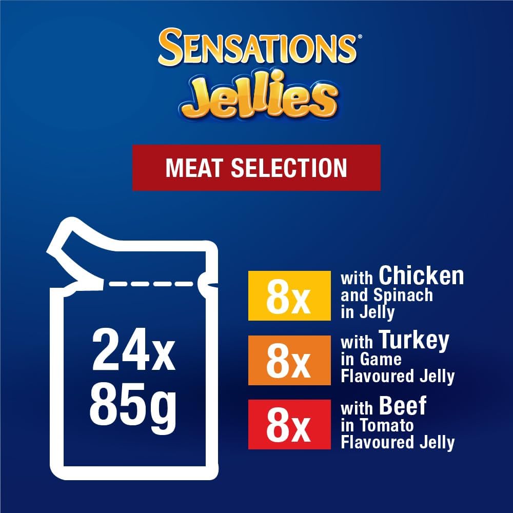 Felix Sensations Jelly Meaty (24x85g)