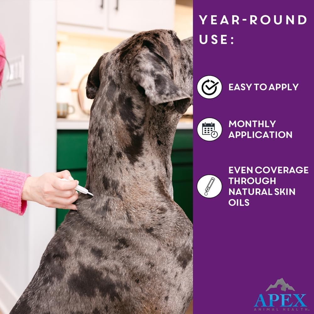 Apex Plus Flea and Tick Prevention for Dogs | Large (45-88 lbs) | 6-Month Supply |