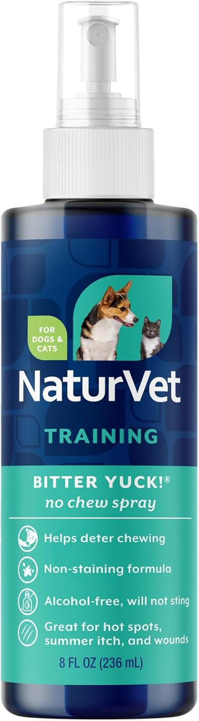NaturVet Bitter Yuck No Chew Spray, 240 ml
