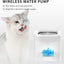 PETKIT New Cat Water Fountain with Wireless Pump, Ultra Quiet 65oz/1.85L Pet Water Fountain for Cats and Dogs Inside, Detachable Design Easy to Clean and Assemble, Filters Included