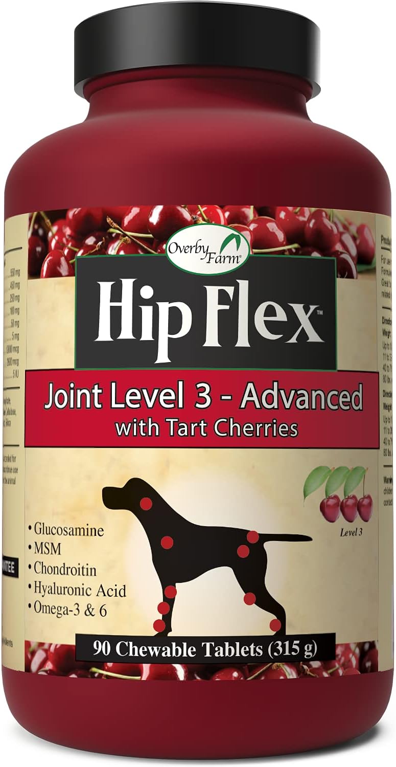 NaturVet/ Overby Farm Hip Flex Level 3, 90 Pills