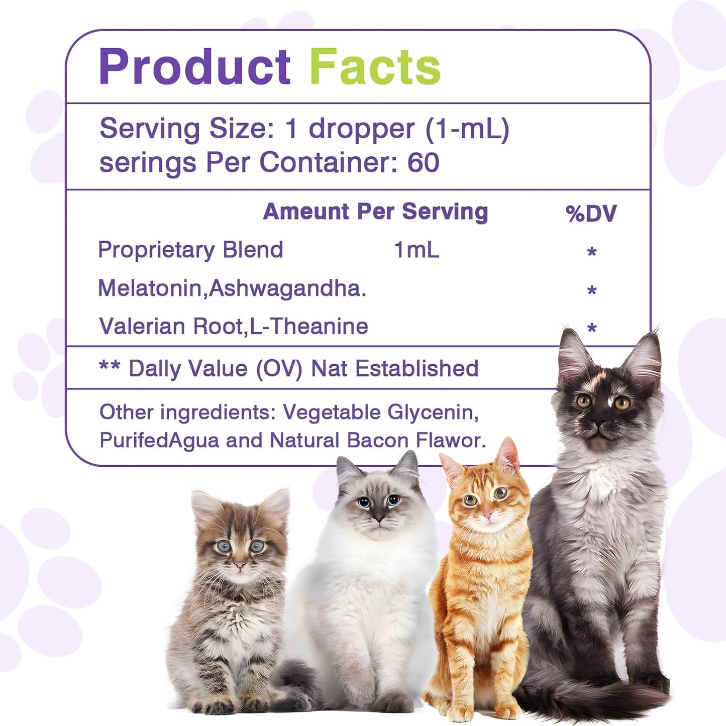 Cat Melatonin, Melatonin for Cats, Cat Tranquilizer to Anxiety Relief