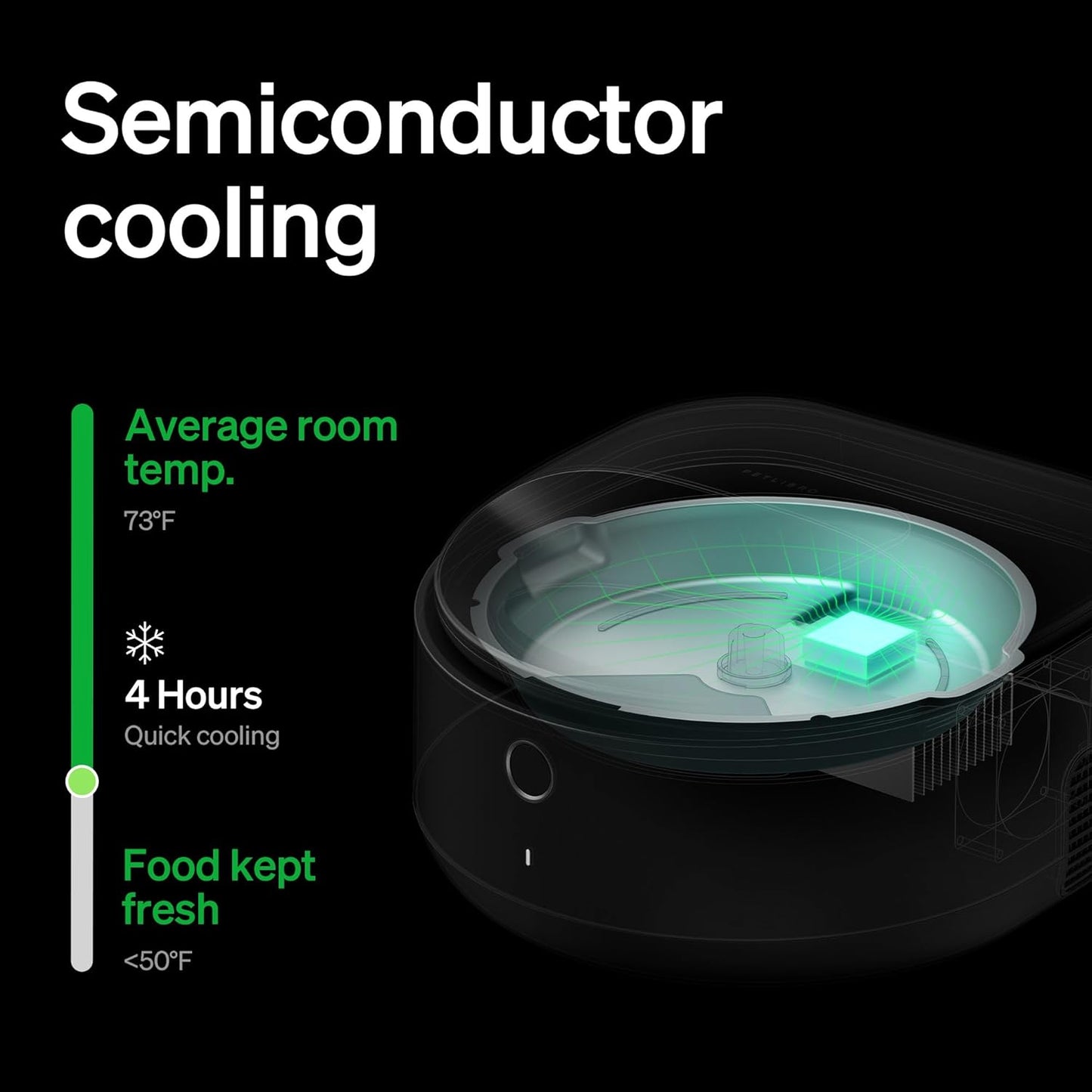 PETLIBRO Automatic Cat Feeder Wet Food Refrigerated New Upgraded APP Control,3 Days Freshness 3 Meals