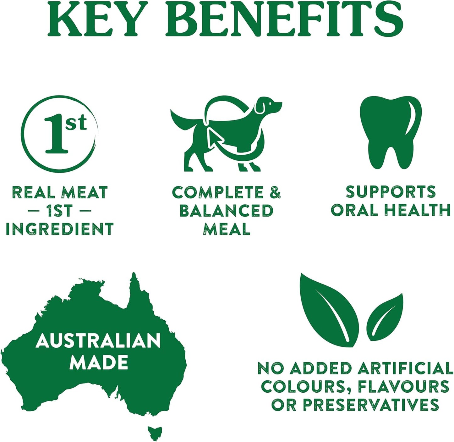 Nature's Gift Adult Dry Dog Food, Beef 2.5kg - 100% Complete & Balanced Nutrition, Supports Digestion, Immunity & Skin Health