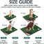 MEEXPAWS Large Dog Grass Toilet with Tray，85×59 cm Puppy Toilet Training Grass with 2 Artificial Grass Pads & 2 Pee Pads，Rapid Drainage for Indoor Use