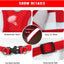 FEimaX Small Dog Cat Harness and Leash Set, No Pull Adjustable Pet Mesh Harness with Reflective Strips